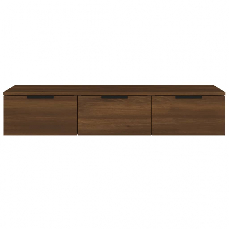 Wandschrank Braun Eichen-Optik 102x30x20 cm Holzwerkstoff