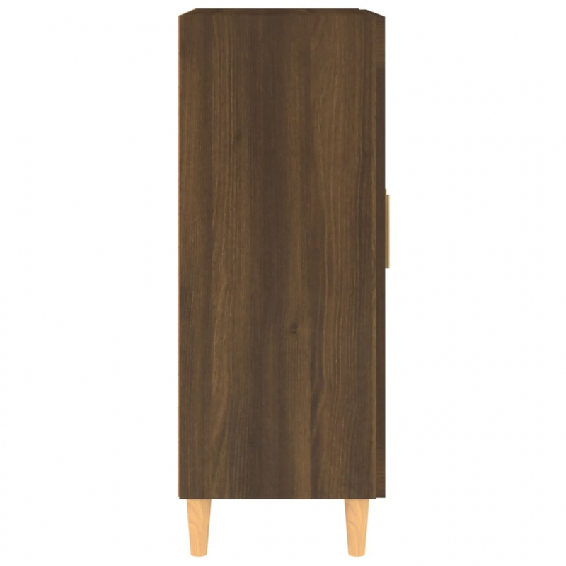 Sideboard Braun Eichen-Optik 69,5x34x90 cm Holzwerkstoff