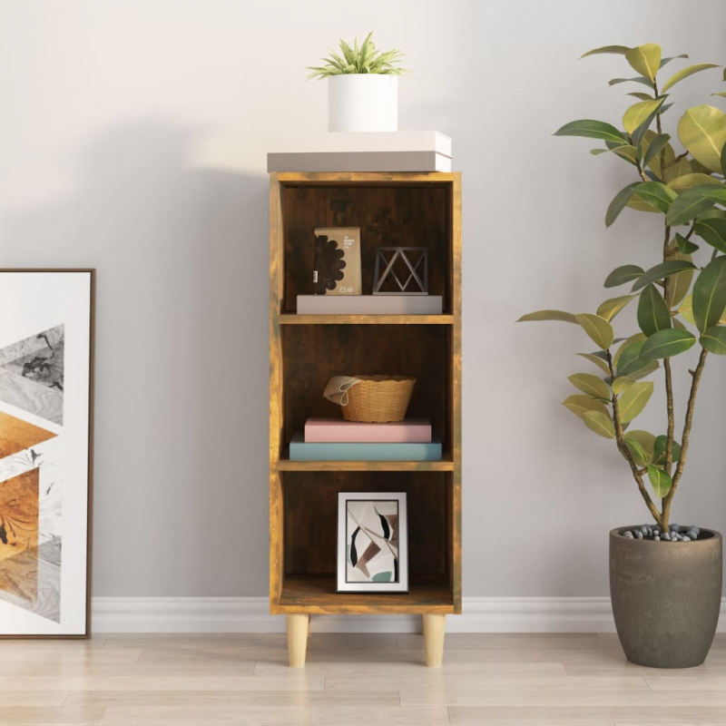 Sideboard Räuchereiche 34,5x32,5x90 cm Holzwerkstoff