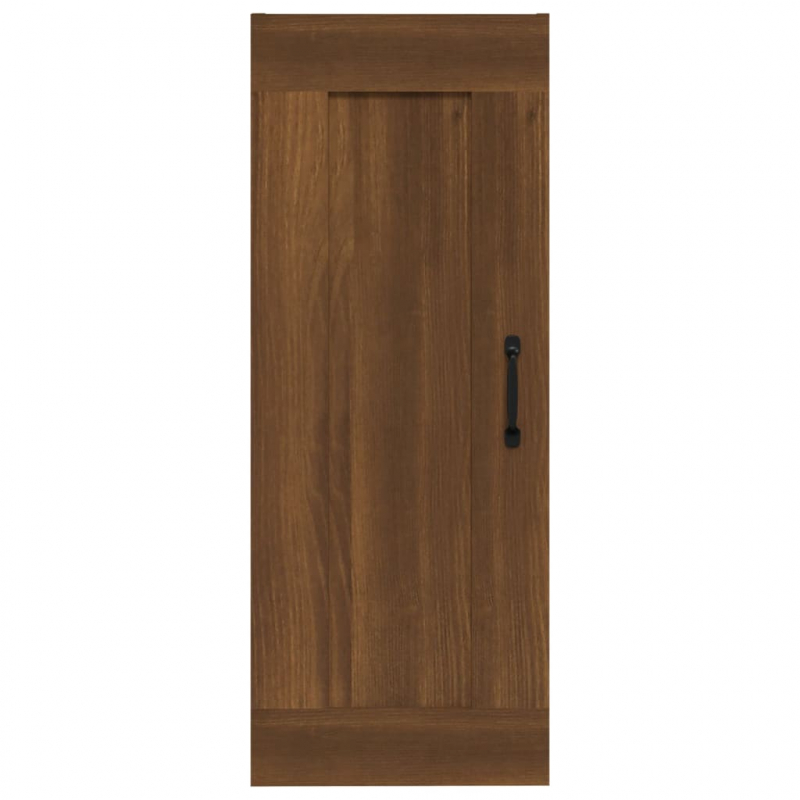 Hängeschrank Braun Eichen-Optik 35x34x90 cm Holzwerkstoff