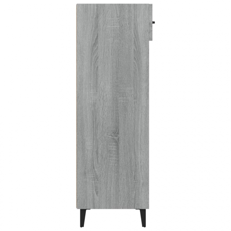 Schuhschrank Grau Sonoma 60x35x105 cm Holzwerkstoff