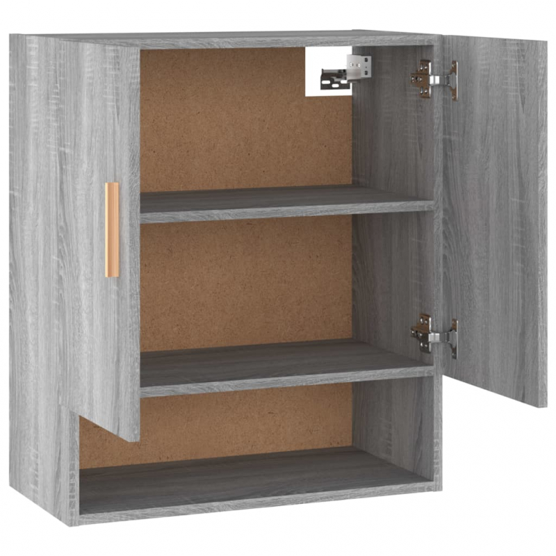 Wandschrank Grau Sonoma 60x31x70 cm Holzwerkstoff