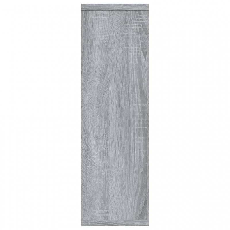 Wandregal Grau Sonoma 85x16x52,5 cm cm Holzwerkstoff