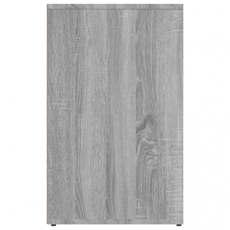 Regal für Schminktisch Grau Sonoma 80x40x65 cm Holzwerkstoff