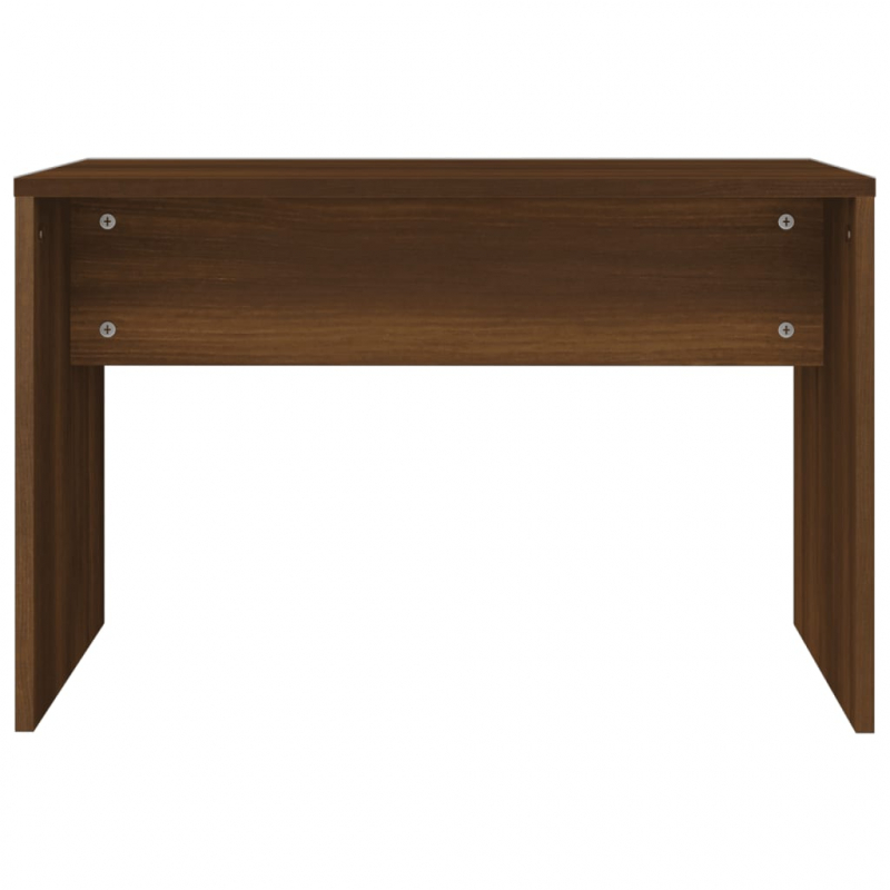 Schminktisch-Set Braun Eichen-Optik 74,5x40x141 cm
