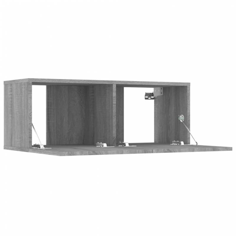 TV-Schränke 4 Stk. Grau Sonoma 80x30x30 cm Holzwerkstoff