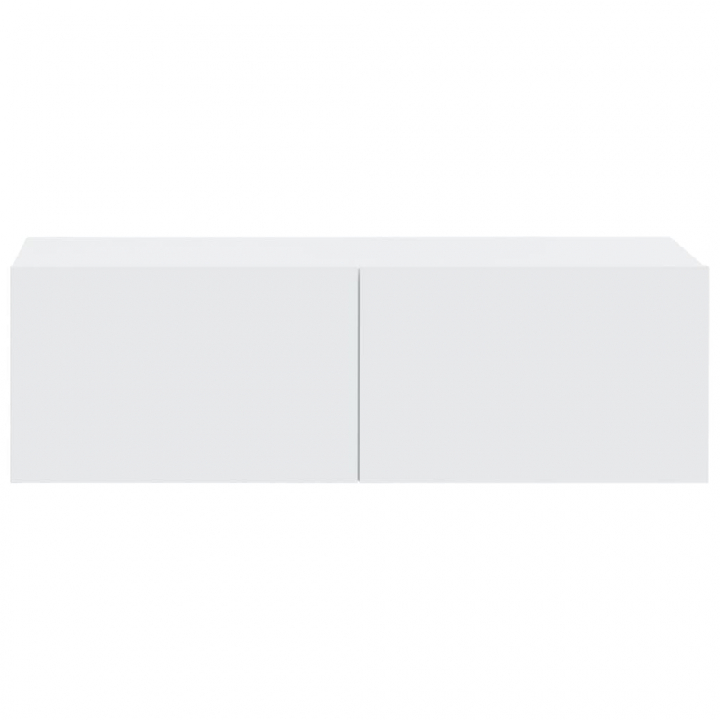 TV-Wandschränke 4 Stk. Weiß 100x30x30 cm