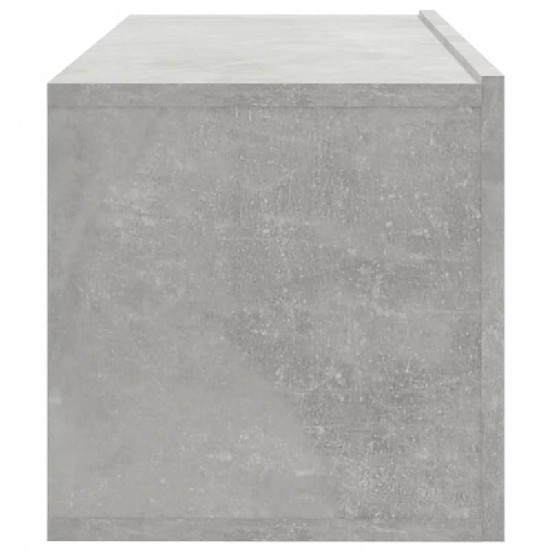 TV-Wandschränke 4 Stk. Betongrau 100x30x30 cm