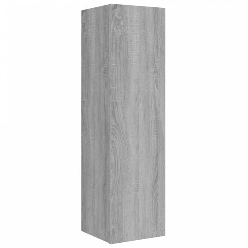 8-tlg. TV-Schrank-Set Grau Sonoma Holzwerkstoff