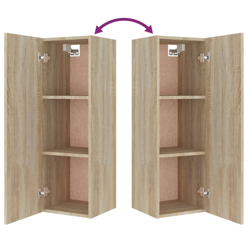 5-tlg. TV-Schrank-Set Sonoma-Eiche Holzwerkstoff