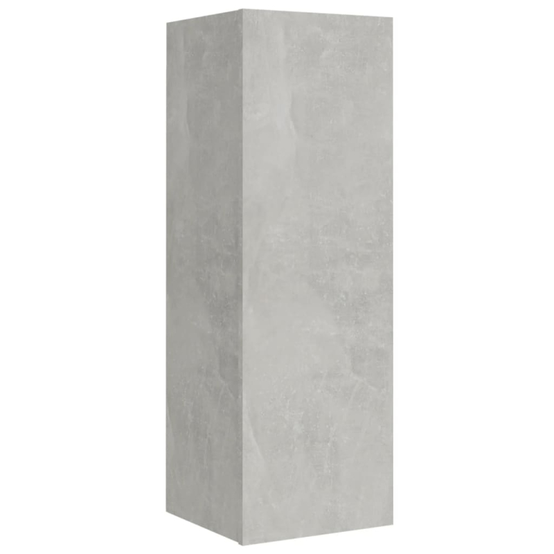 8-tlg. TV-Schrank-Set Betongrau Holzwerkstoff