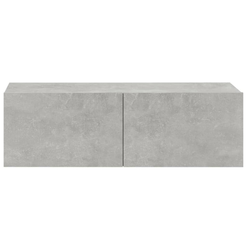 5-tlg. TV-Schrank-Set Betongrau Holzwerkstoff