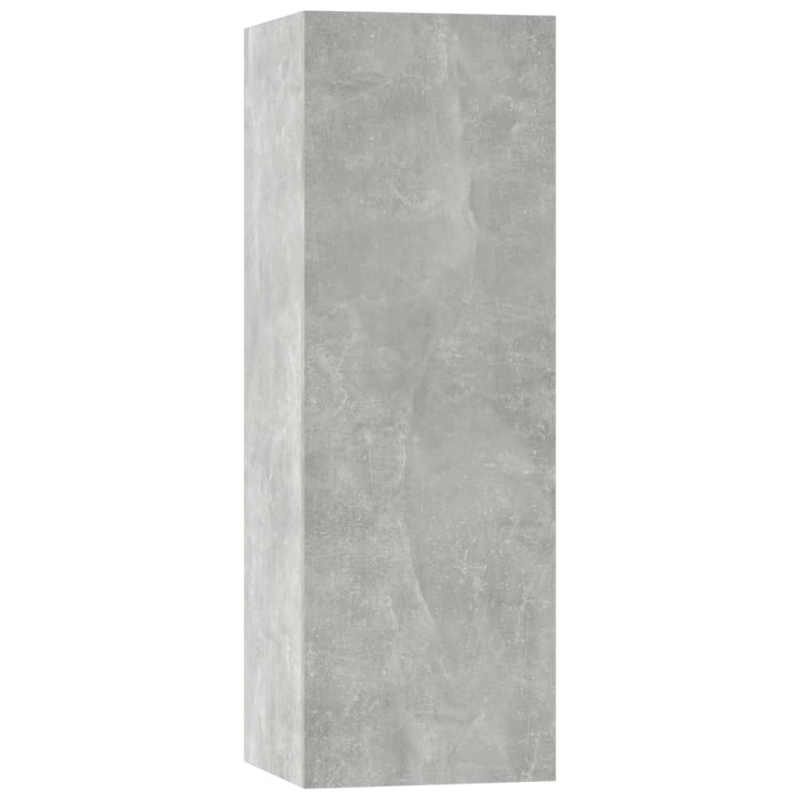 5-tlg. TV-Schrank-Set Betongrau Holzwerkstoff