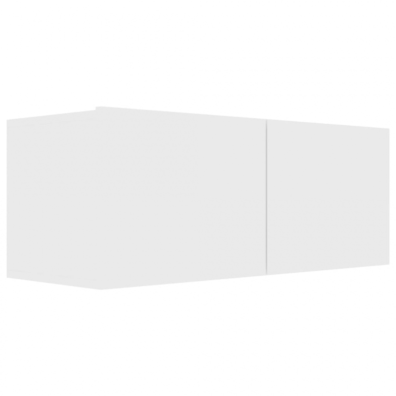 4-tlg. TV-Schrank-Set Weiß Holzwerkstoff