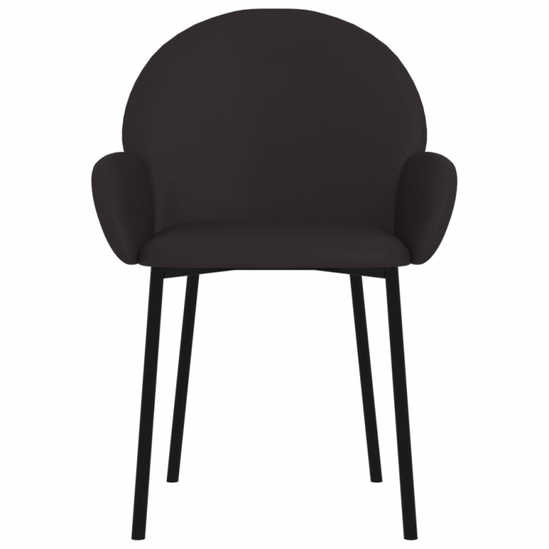 Esszimmerstühle 2 Stk. Schwarz Kunstleder