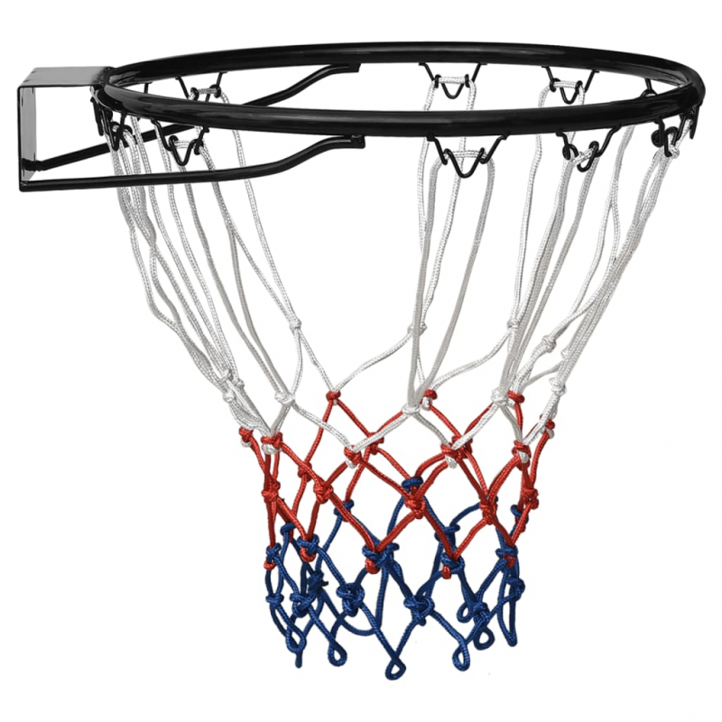 Basketballring Schwarz 39 cm Stahl