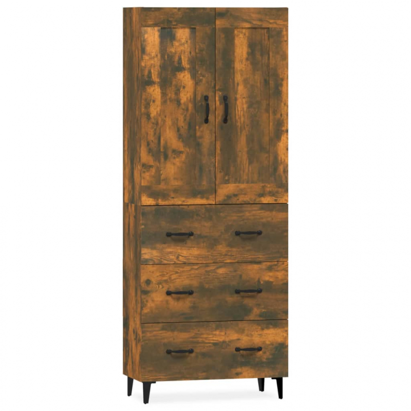 Highboard Räuchereiche Holzwerkstoff