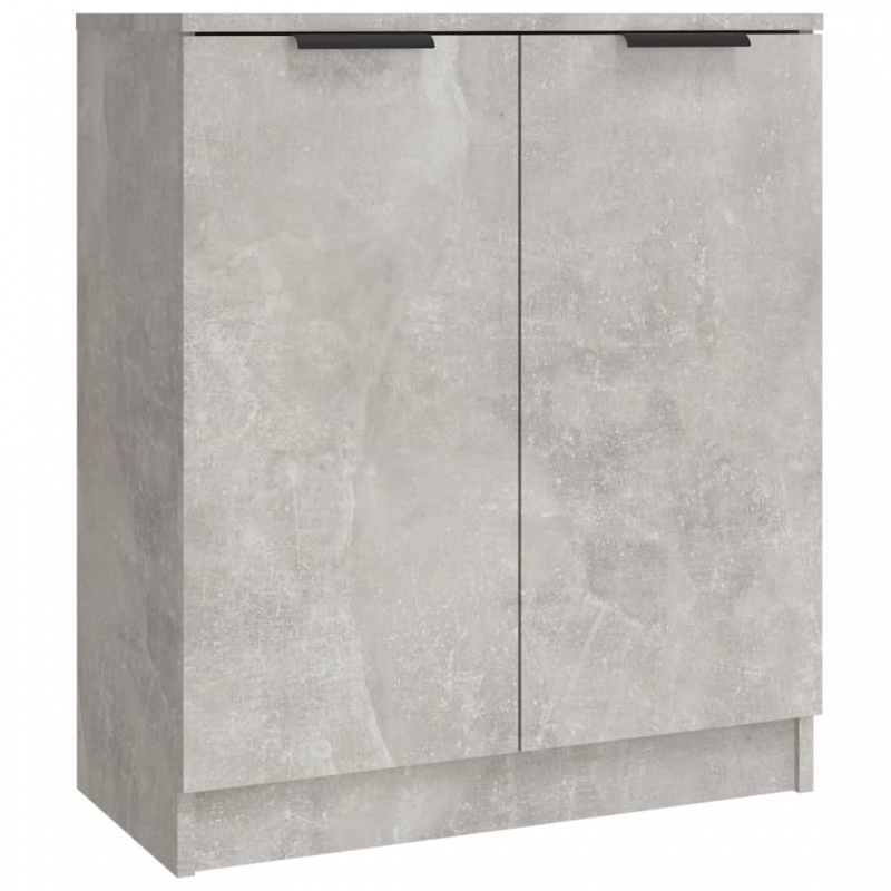 Sideboards 3 Stk. Betongrau Holzwerkstoff