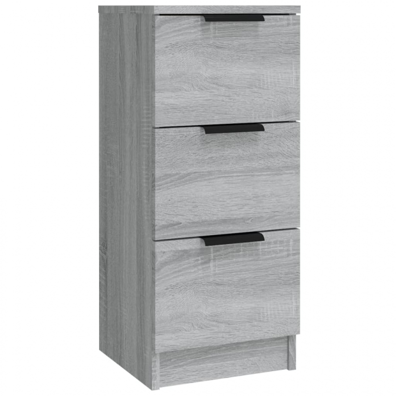 Sideboards 3 Stk. Grau Sonoma Holzwerkstoff