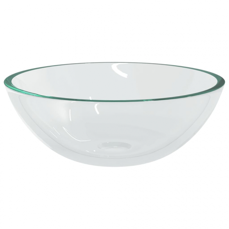 Waschbecken Glas 50x37x14 cm Transparent