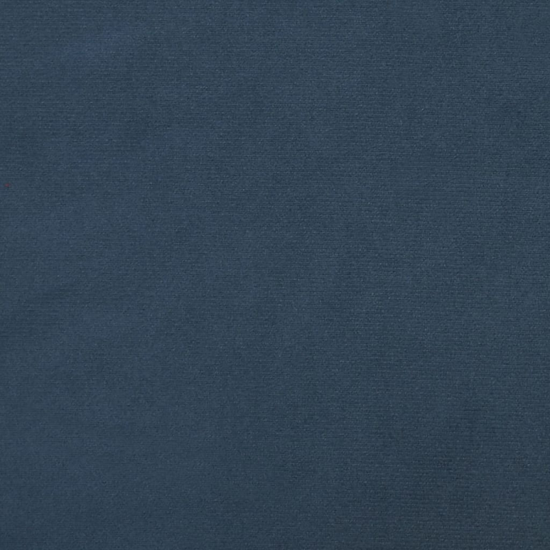 Ohrensessel mit Hocker Blau Samt