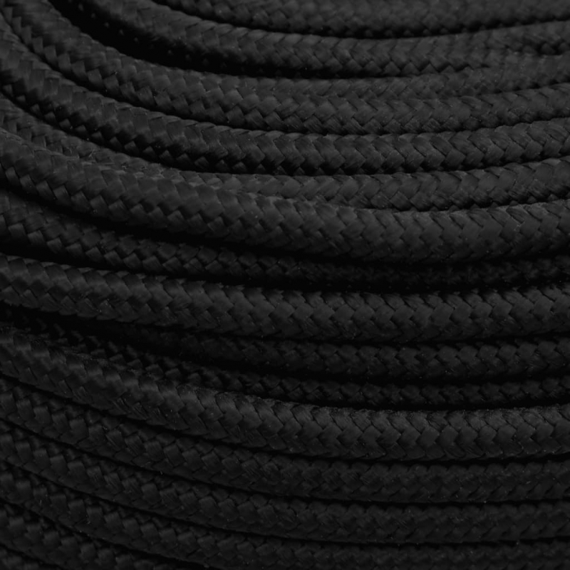 Bootsseil Schwarz 6 mm 100 m Polypropylen