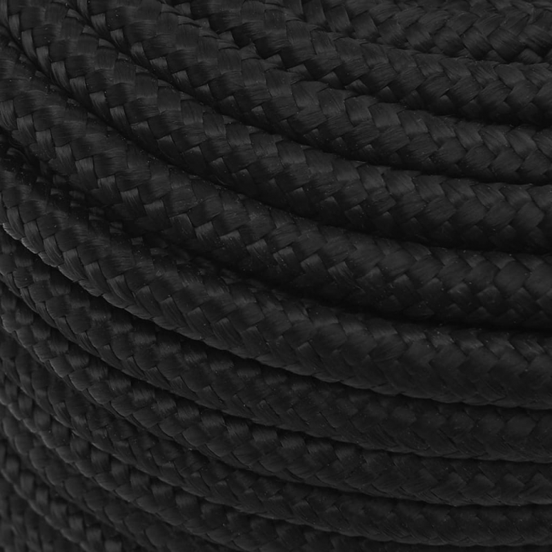 Bootsseil Schwarz 14 mm 100 m Polypropylen