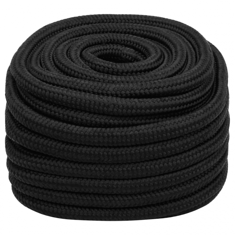 Bootsseil Schwarz 20 mm 25 m Polypropylen
