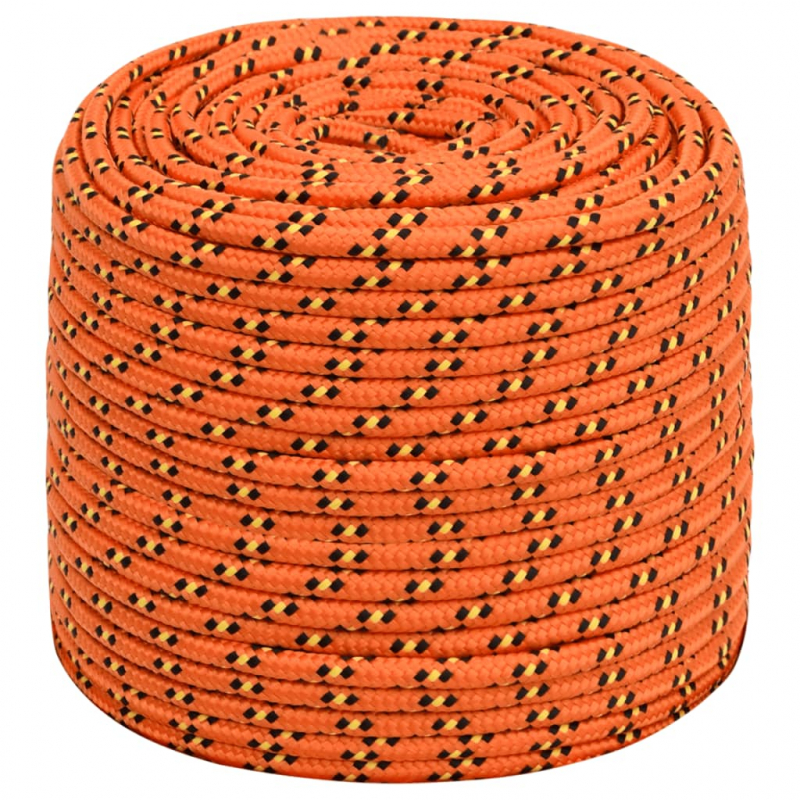 Bootsseil Orange 6 mm 25 m Polypropylen