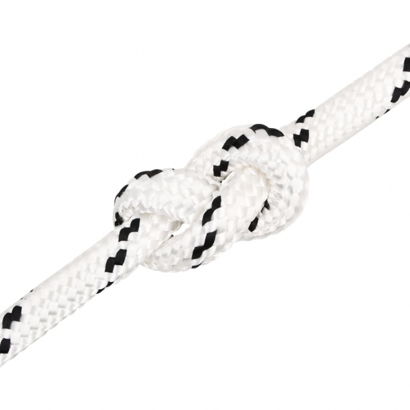 Arbeitsseil Weiß 18 mm 100 m Polyester