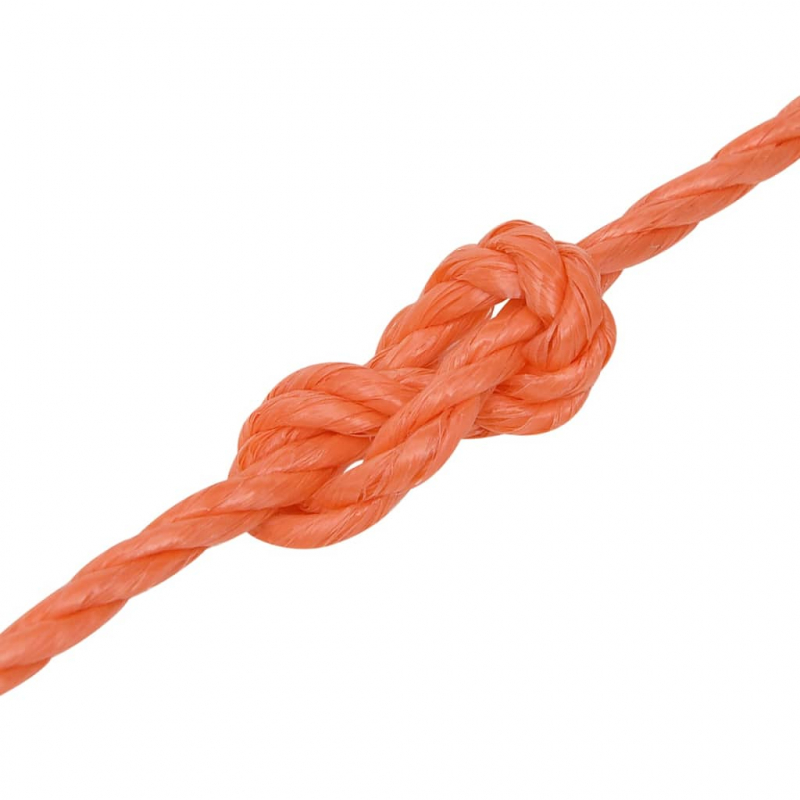 Arbeitsseil Orange 8 mm 50 m Polypropylen
