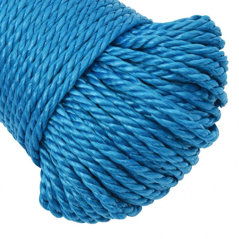 Arbeitsseil Blau 8 mm 100 m Polypropylen