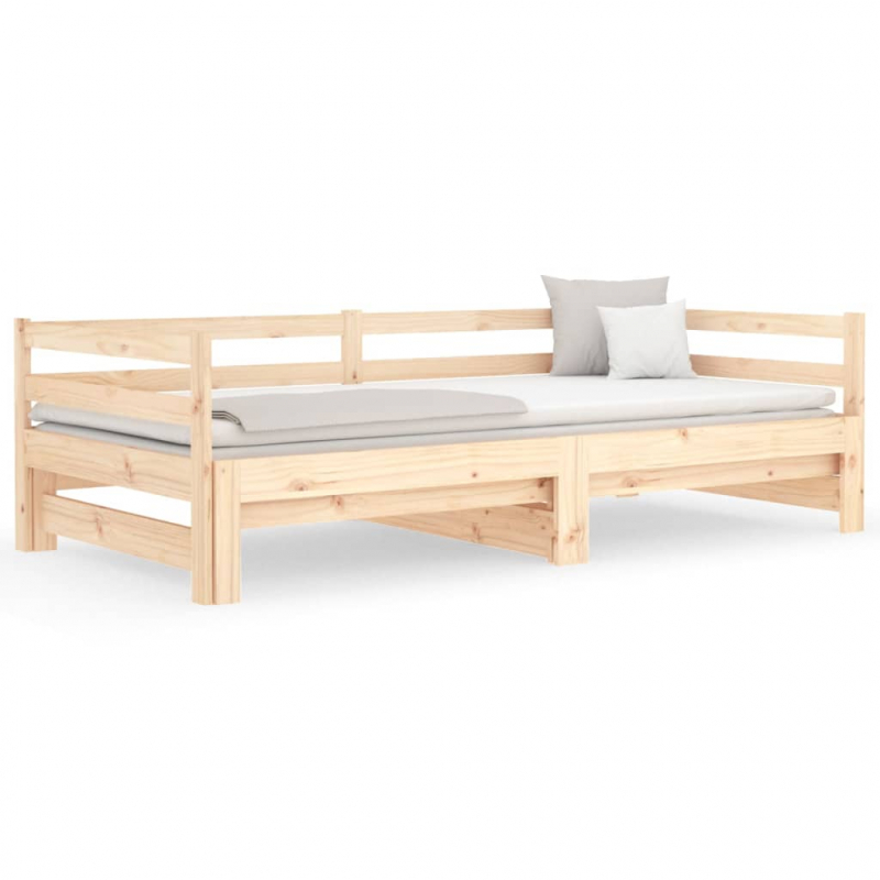 Ausziehbares Tagesbett ohne Matratze 90x190 cm