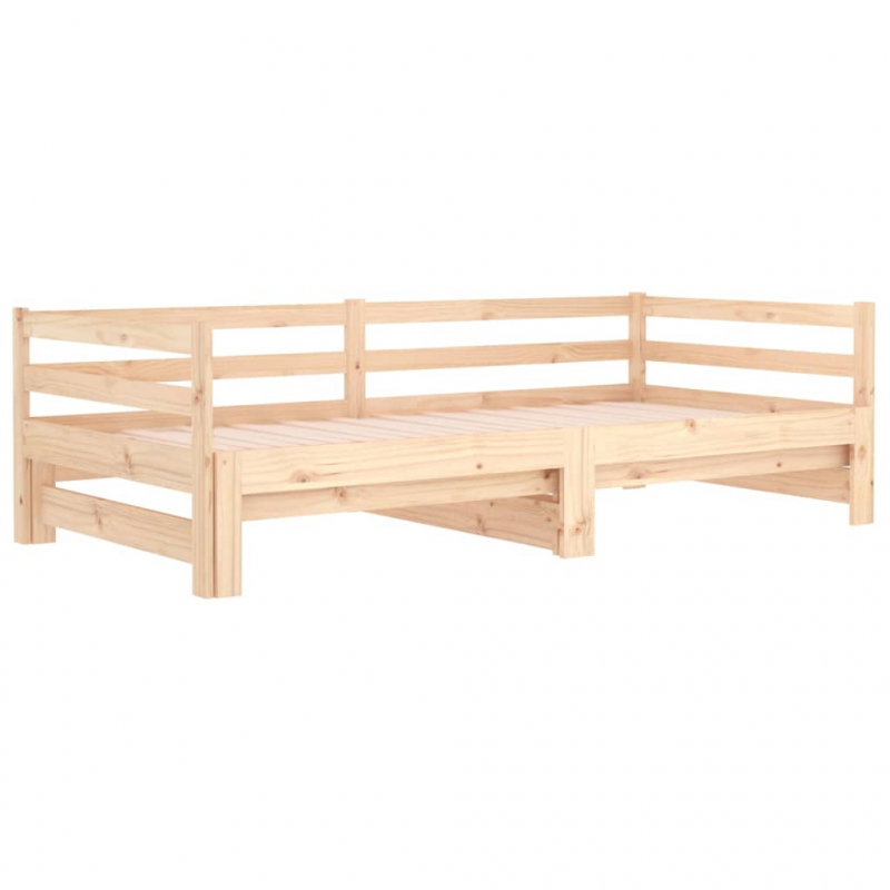 Ausziehbares Tagesbett ohne Matratze 90x190 cm