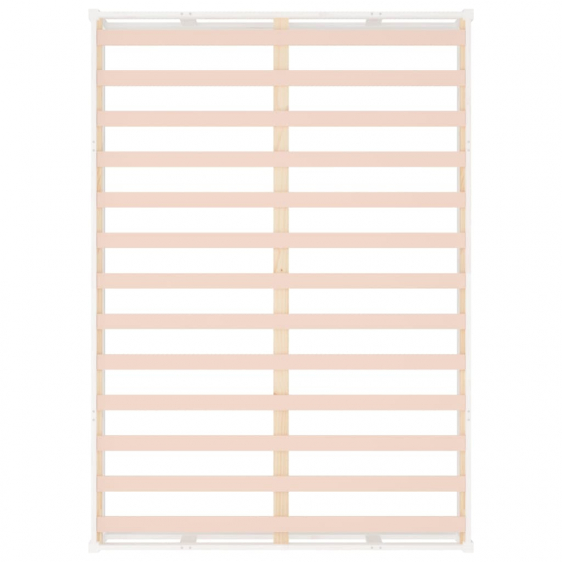 Massivholzbett Weiß 135x190 cm