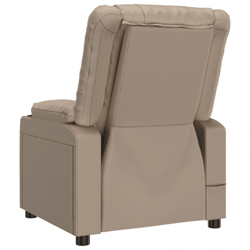 Massagesessel Cappuccino-Braun Kunstleder