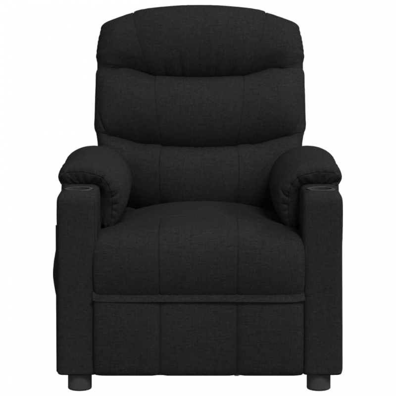 Massagesessel Schwarz Stoff