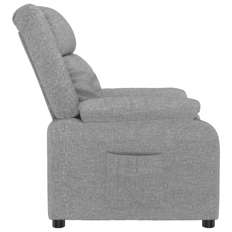 Relaxsessel Hellgrau Stoff