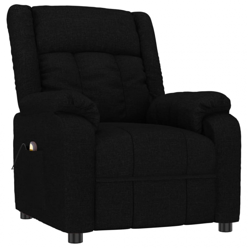 Massagesessel Schwarz Stoff