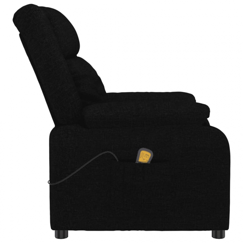 Massagesessel Schwarz Stoff