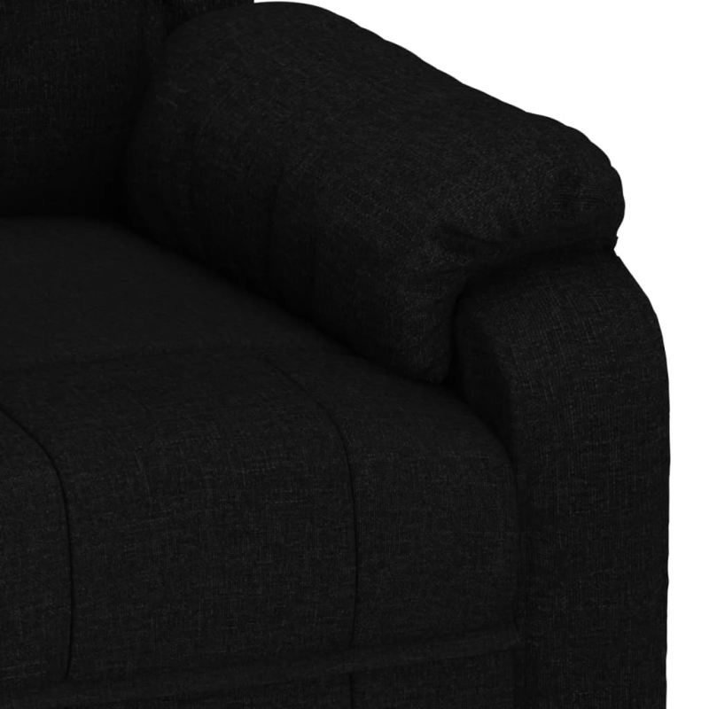Massagesessel Schwarz Stoff