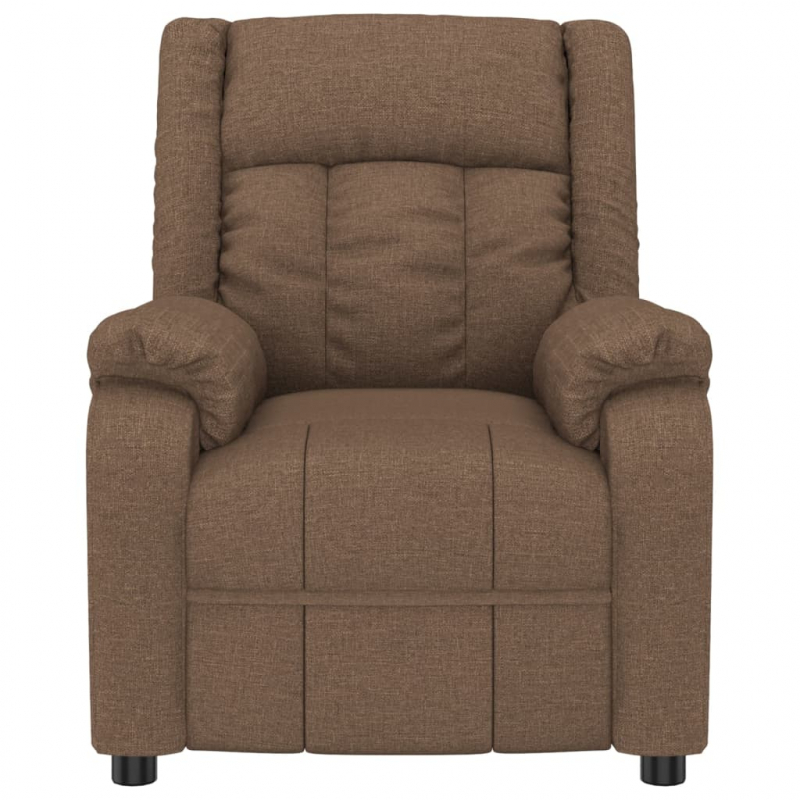 Massagesessel Braun Stoff