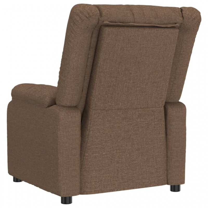 Massagesessel Braun Stoff