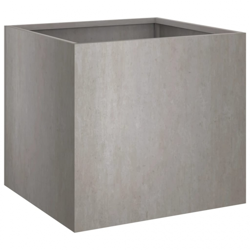 Pflanzkübel 2 Stk. 49x47x46 cm Cortenstahl