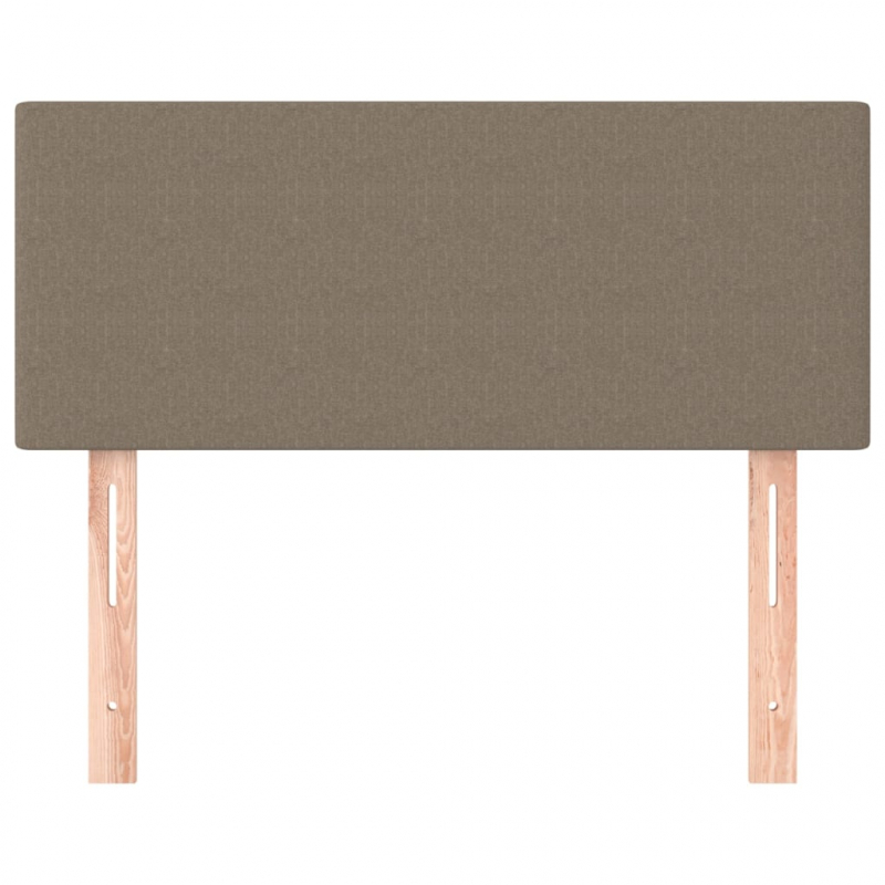 Kopfteil Taupe 80x5x78/88 cm Stoff