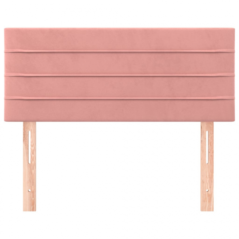 Kopfteil Rosa 100x5x78/88 cm Samt