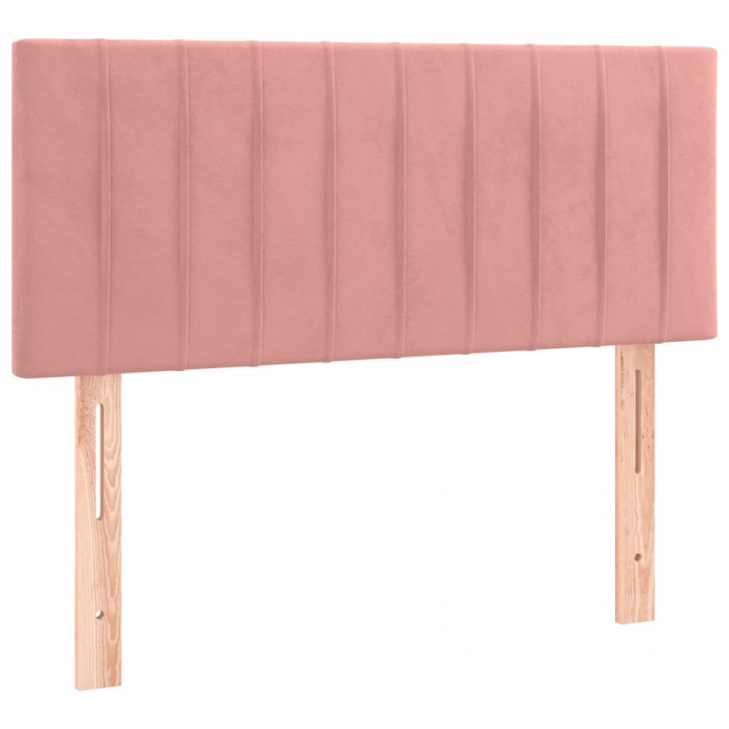 Kopfteil Rosa 100x5x78/88 cm Samt