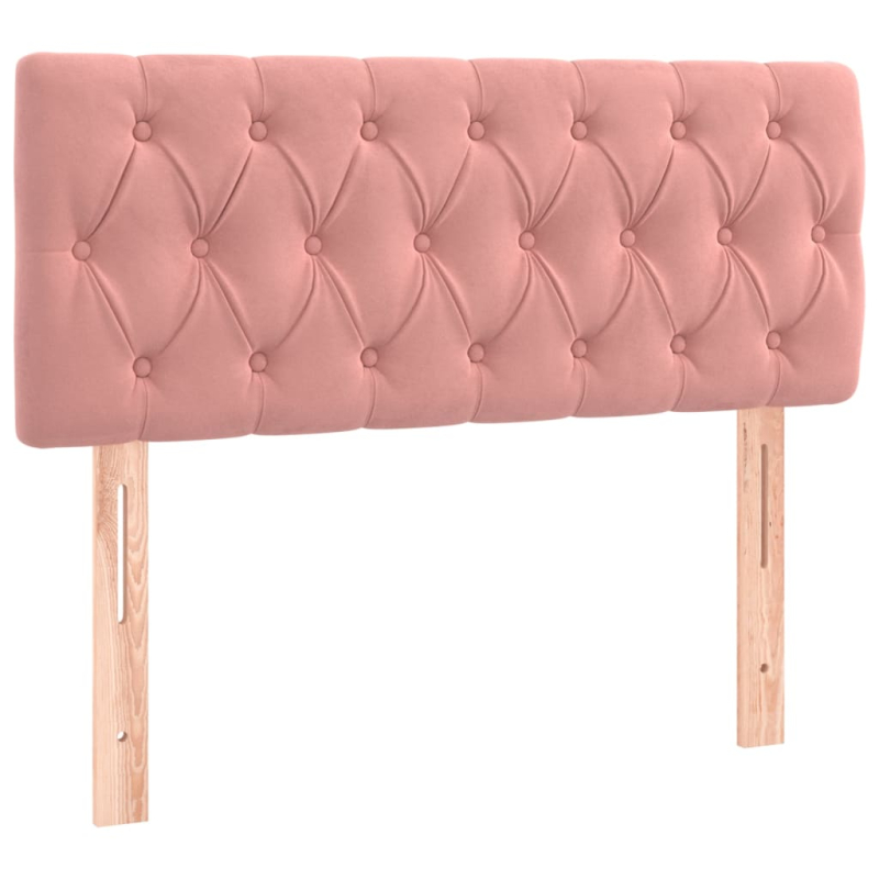 Kopfteil Rosa 90x7x78/88 cm Samt