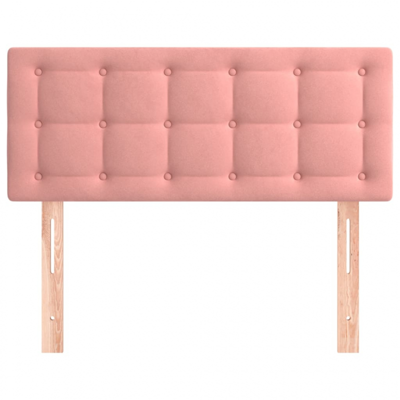 Kopfteil Rosa 80x5x78/88 cm Samt