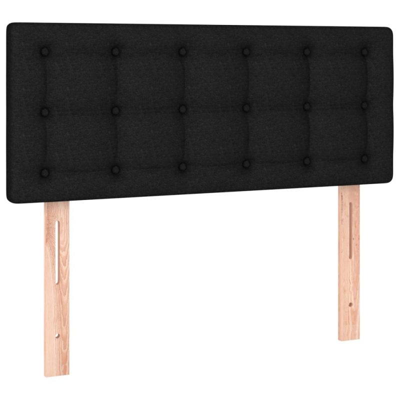 Kopfteil Schwarz 100x5x78/88 cm Stoff